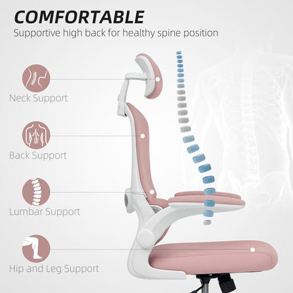 Ergonomic office chair high back rotatable headrest