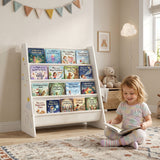 Biblioteca infantil de 4 niveles para dormitorio y sala de juegos