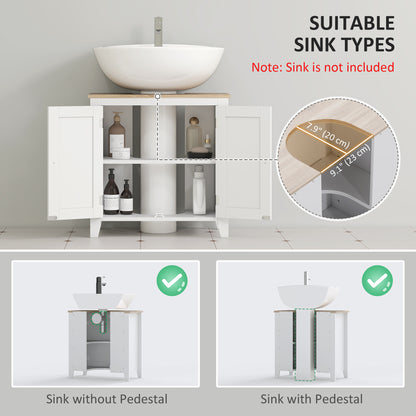 Bathroom sink vanity cabinet in wood