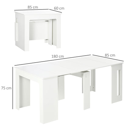 Extendable dining table 60-180 cm for 6-8 people