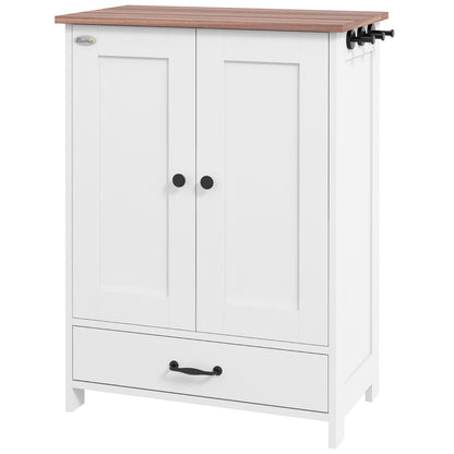 Dog Feeding Station with Adjustable Storage
