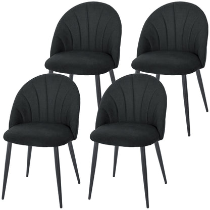 Dining chairs upholstered set of 4