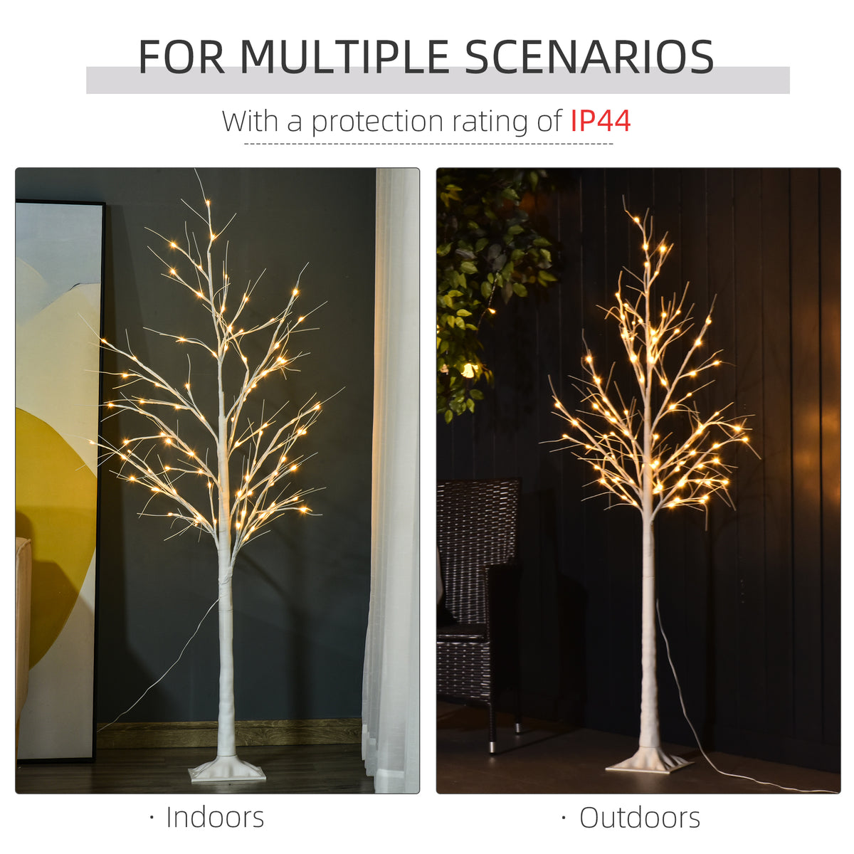 Tree Light 5FT 58 LED 8 Light Modes