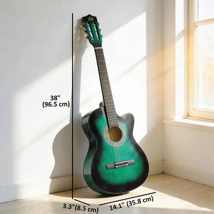 38-Inch Classical Acoustic Guitar with Case