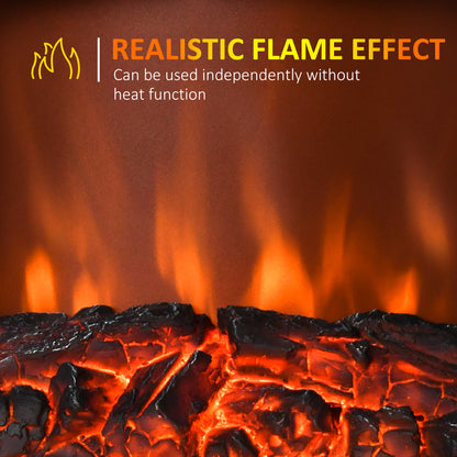 Freestanding Electric Fireplace Heater Flame Effect