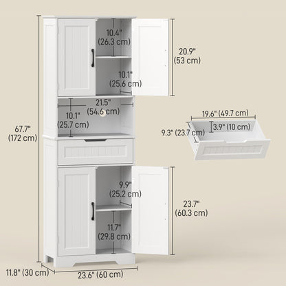 Kitchen buffet with hutch pantry cabinet