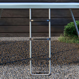 Adjustable Trampoline Ladder 2/3 Steps — Galvanized Steel
