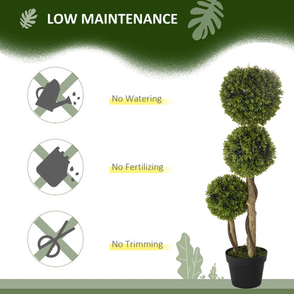 Artificial Bamboo Trees in Pot — Set of 2