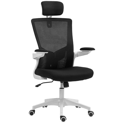 Ergonomic office chair with adjustable lumbar support