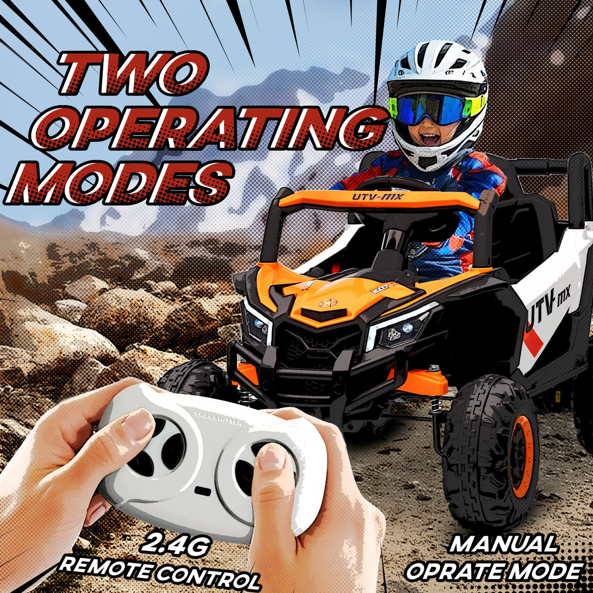 12V Kids Ride On Car with Remote Control