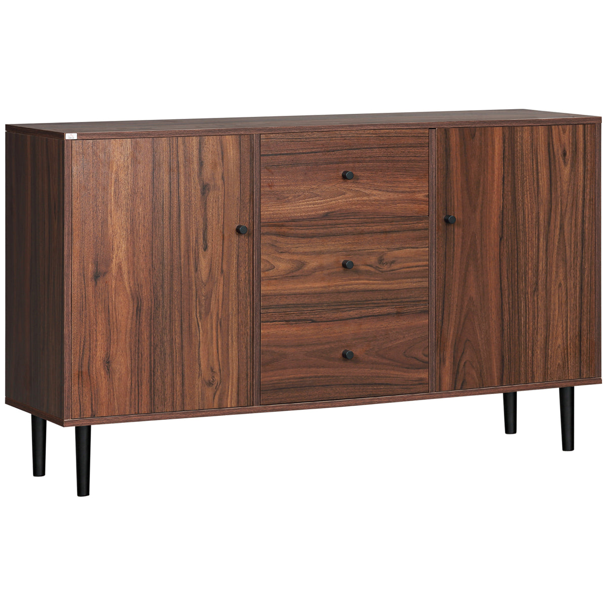 Rustic kitchen storage sideboard buffet cabinet
