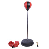 Adjustable kids freestanding punching ball bag