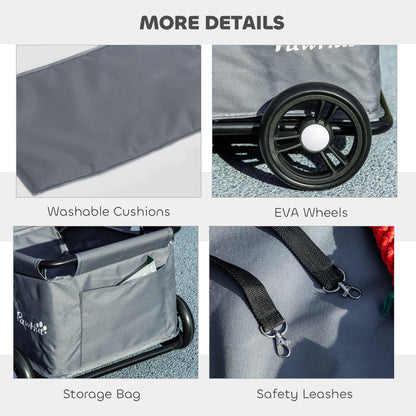 Lightweight folding pet stroller