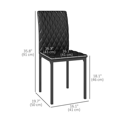 Juego de 6 sillas de comedor tapizadas
