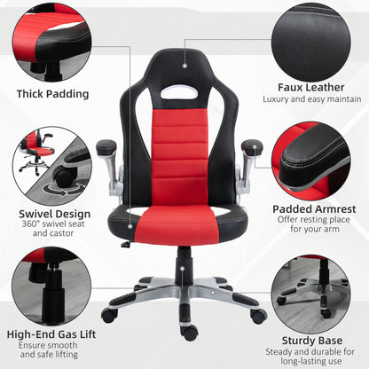 Ergonomic racing style office gaming chair