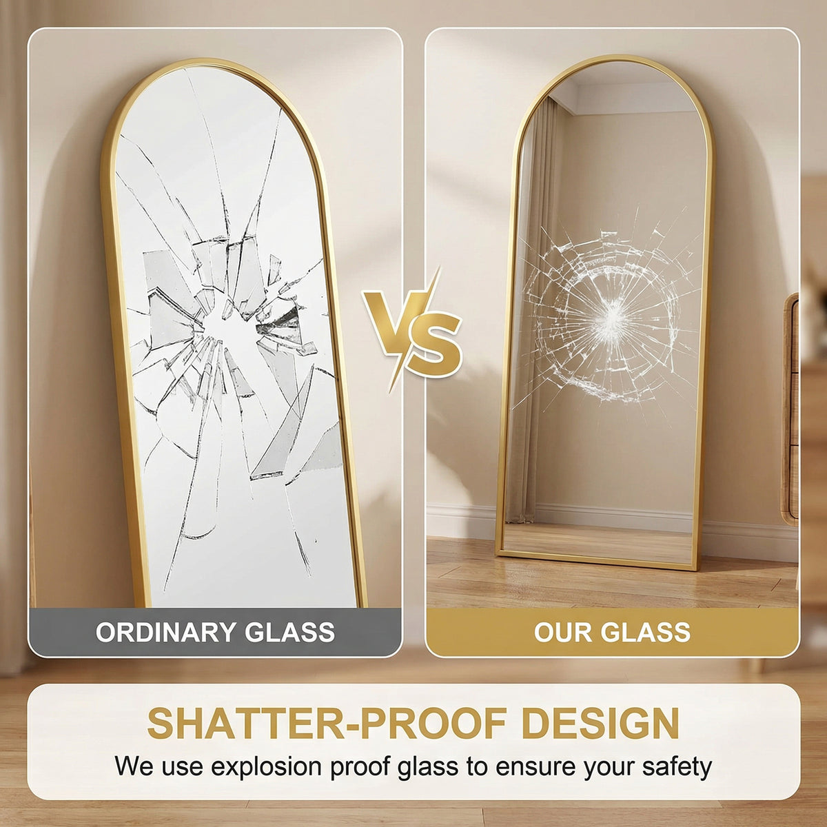 Arch Full Length Standing Mirror