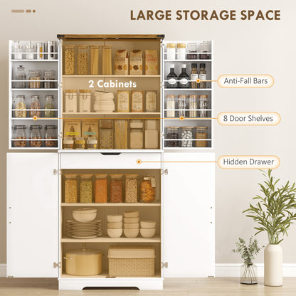 Kitchen Pantry Cabinet Farmhouse 182 cm