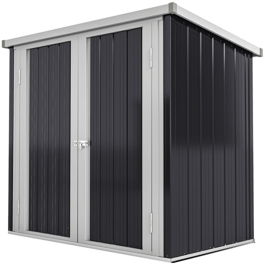 Metal garden shed 5x3 double door