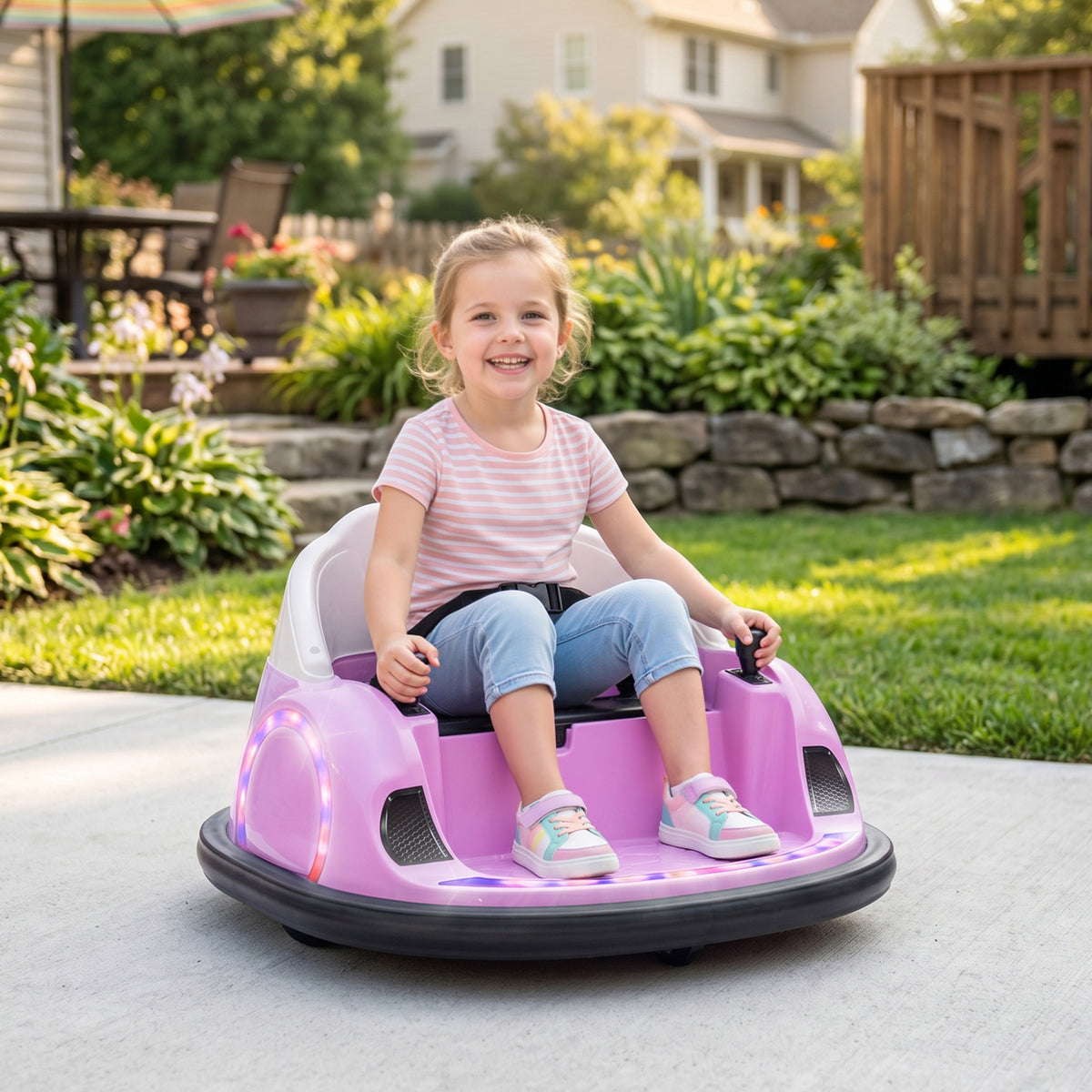 Coche eléctrico de choques para niños pequeños