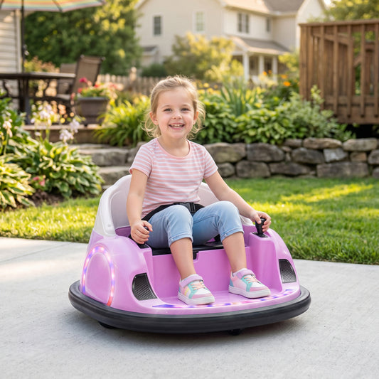 Electric bumper car for toddlers