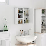Armario de pared para baño con estantes