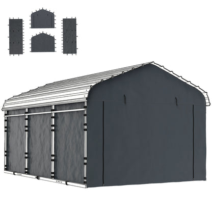Carport Replacement Sidewall Set 10' x 15'