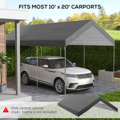 Carport Replacement Canopy 10 x 20 ft UV