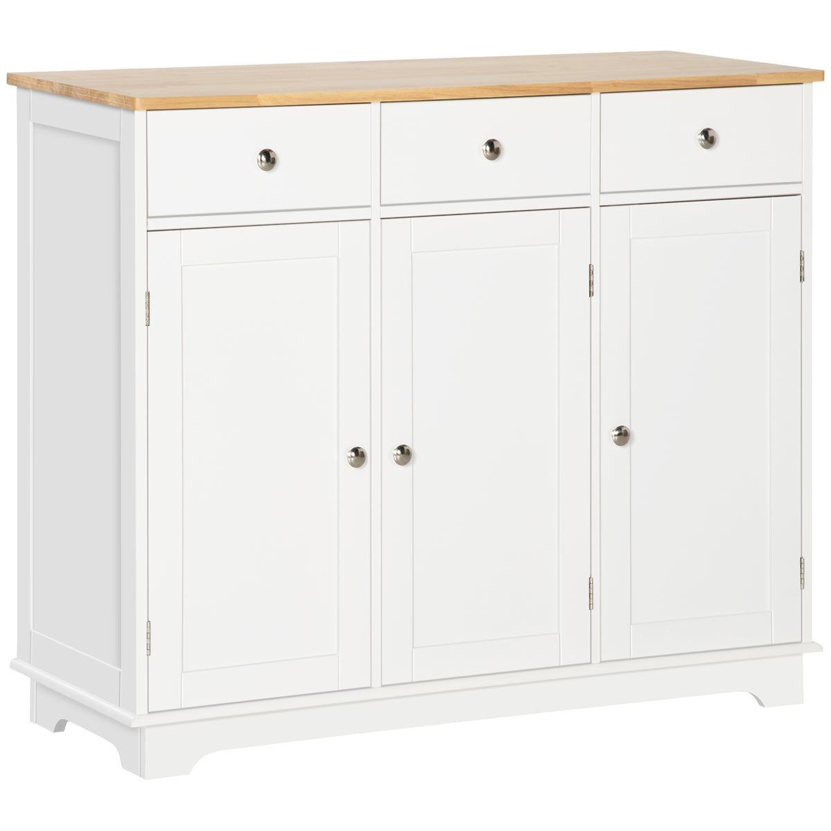 Modern Sideboard with Storage Drawers and Adjustable Shelves