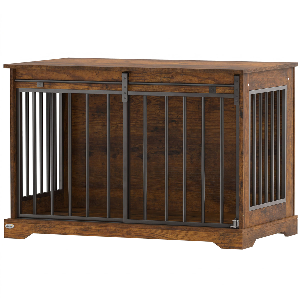 Dog Crate Furniture Sliding Barn Door 100 cm