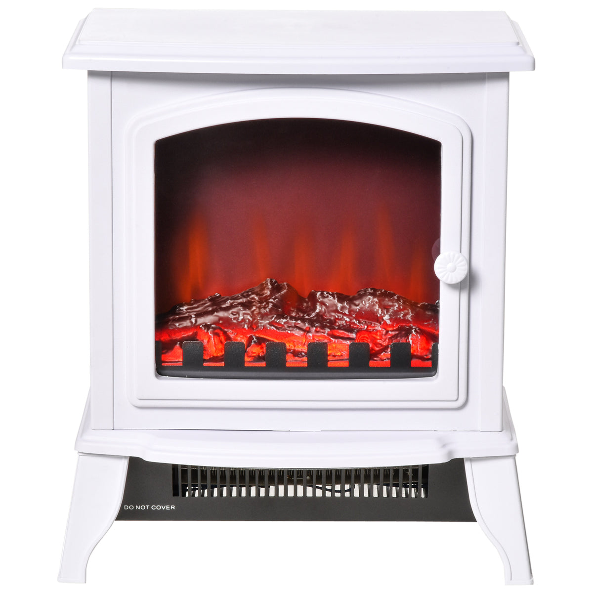 Freestanding Electric Fireplace Heater Flame Effect