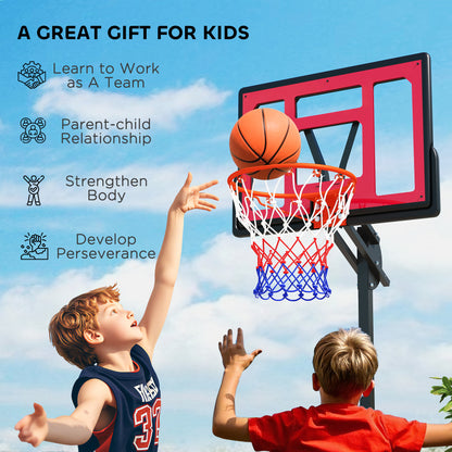 Kids adjustable basketball hoop