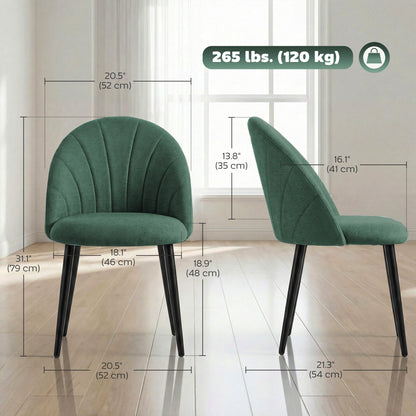 Dining chairs upholstered set of 4