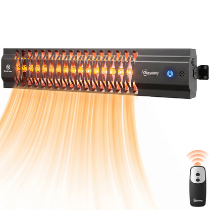 1500 W Electric Wall-Mounted Infrared Patio Heater