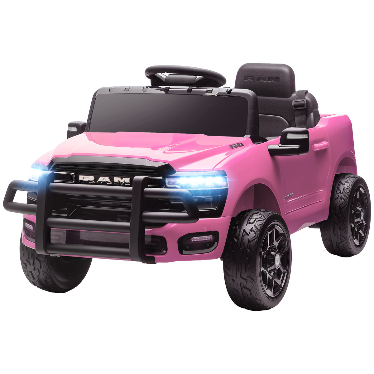 Coche eléctrico infantil Dodge RAM 3500 con mando a distancia 12V
