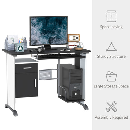 Modern computer desk with storage