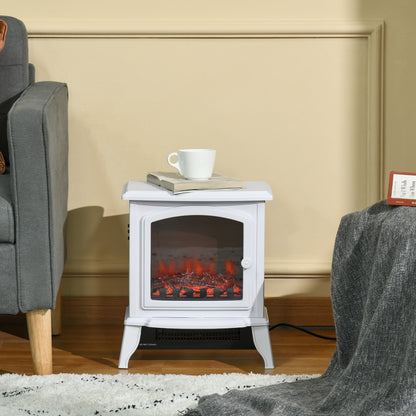 Freestanding Electric Fireplace Heater Flame Effect