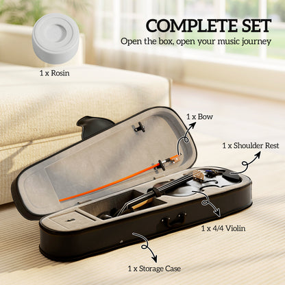 Acoustic Violin 4/4 Complete Beginner Set