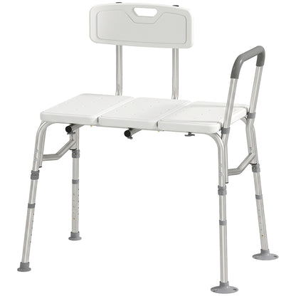 Tub Transfer Bench with Back and Arms