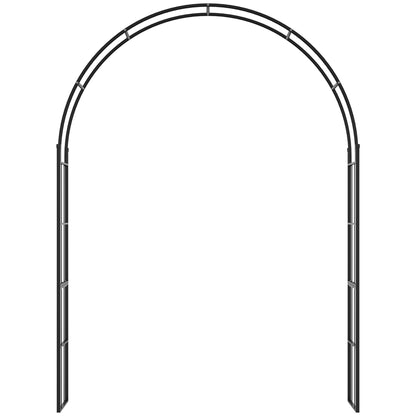 Arco de jardín decorativo con celosía 265 cm