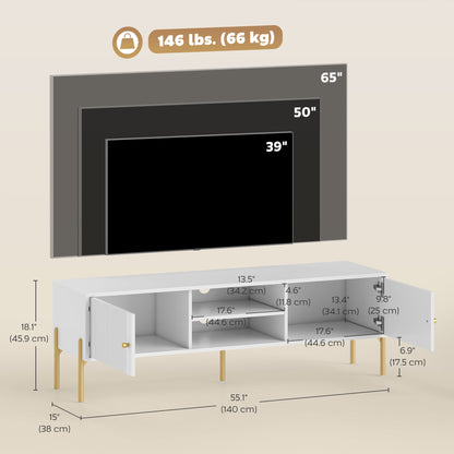 Modern TV stand for 165 cm TVs