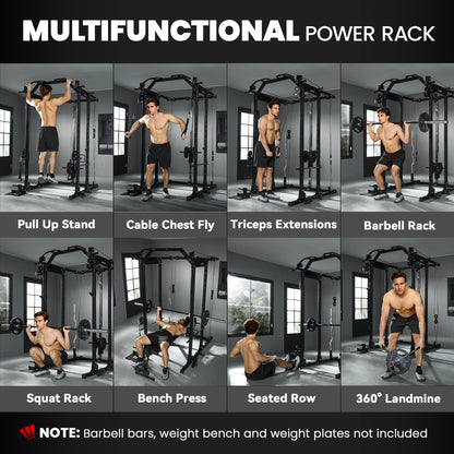 Smith Machine Power Rack with Pull Up Bar
