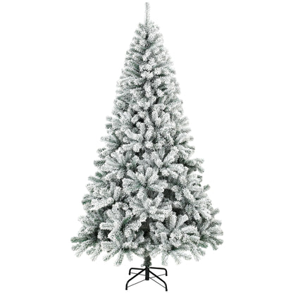 Snow flocked artificial Christmas tree 183 cm