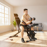 Adjustable Weight Bench with Wheels