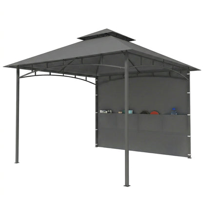 3x3m Double Roof Gazebo with Storage