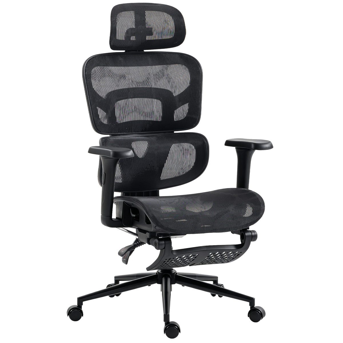 Ergonomic Mesh Office Chair with Footrest