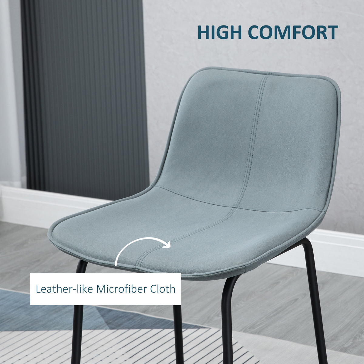Upholstered counter height bar stools set of 2