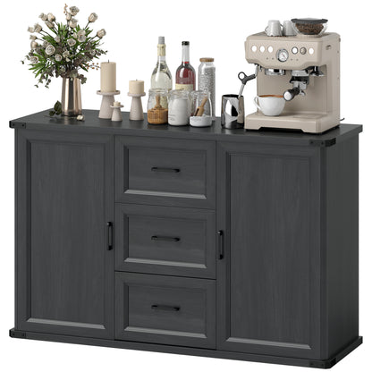 Sideboard buffet cabinet with drawers