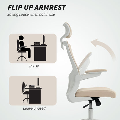 Ergonomic office chair with adjustable lumbar support