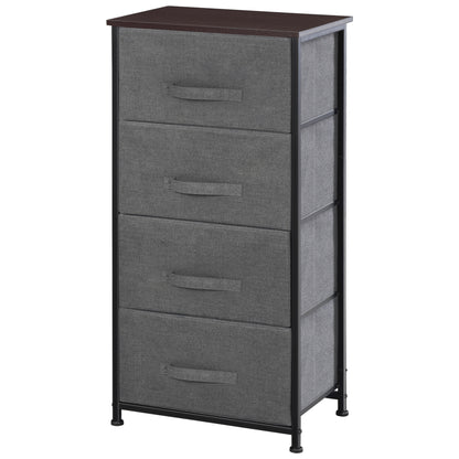 Linen drawer tower storage dresser with 4 drawers