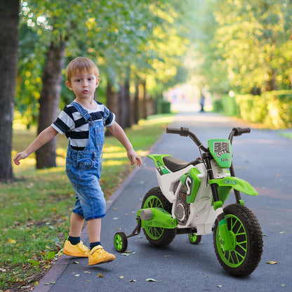 Electric motorcycle kids 12V removable wheels